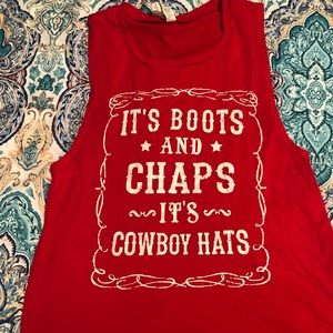 Garth Brooks lyrics muscle tank